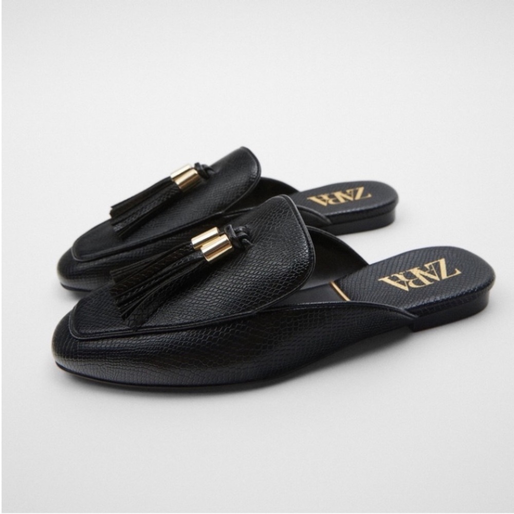 8. TASSELED FLAT MULES